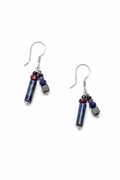LAZULI VINE · Lapis & Mixed Gemstone Earrings