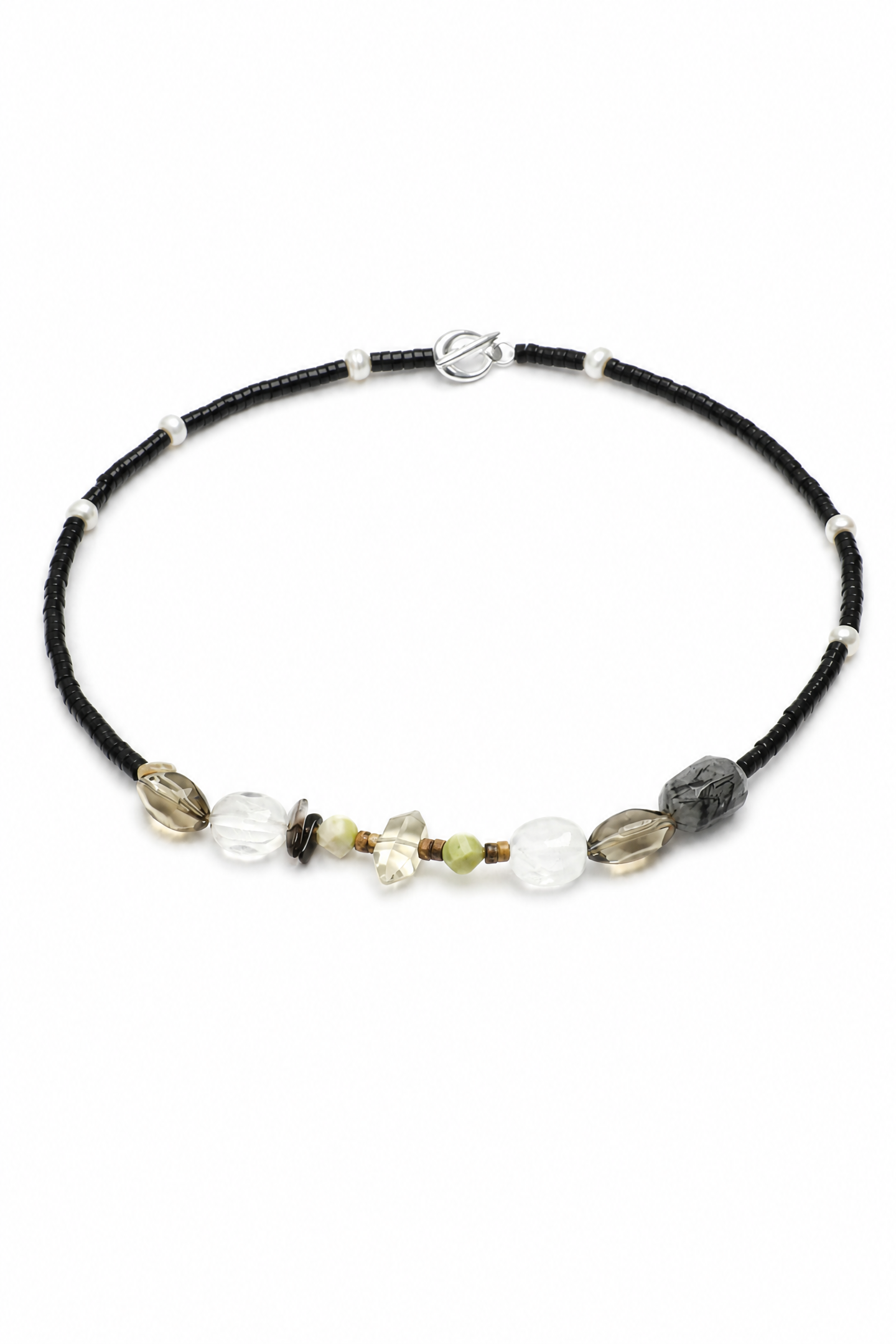 OBSIDIAN RAMPART · Multi-Stone Necklace