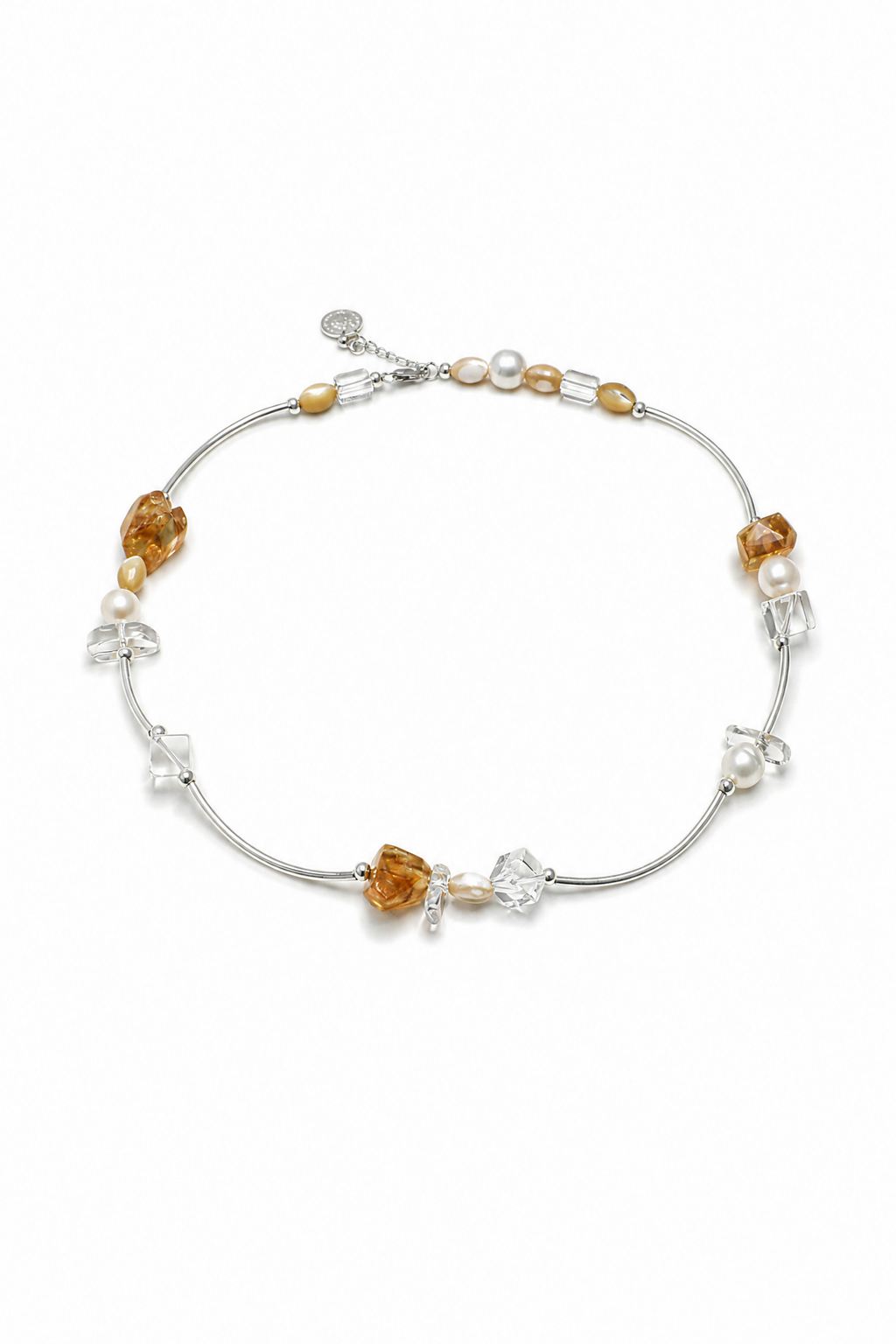 AMBER VINE · Citrine & Quartz Necklace