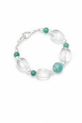 AMAZON RIPPLE · Amazonite & Quartz Bracelet