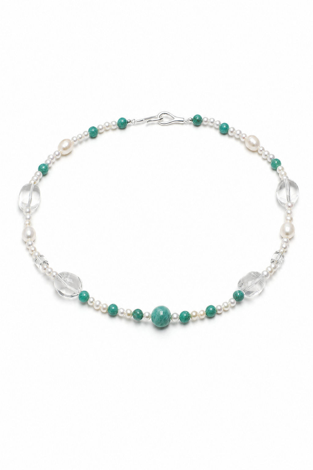 AMAZON TIDE · Amazonite & Quartz Necklace
