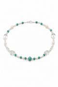 AMAZON TIDE · Amazonite & Quartz Necklace