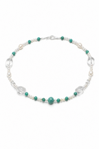 AMAZON TIDE · Amazonite & Quartz Necklace