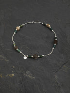FOREST ROCK · Phantom Quartz & Moss Agate Necklace