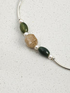FOREST ROCK · Phantom Quartz & Moss Agate Necklace