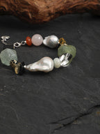 WILDERNESS ESSENCE · Green Quartz & Prehnite Bracelet