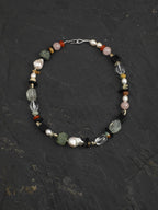 WILDERNESS ESSENCE · Green Quartz & Prehnite Necklace