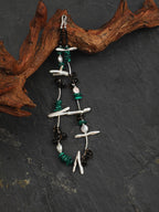 FOREST SHARD · Smoky Quartz & Malachite Necklace