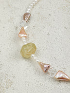 DAWN CRAG · Baroque Pearl & Citrine Necklace