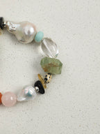 WILDERNESS ESSENCE · Green Quartz & Prehnite Bracelet