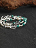 AMAZON TIDE · Amazonite & Quartz Necklace
