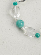 AMAZON RIPPLE · Amazonite & Quartz Bracelet