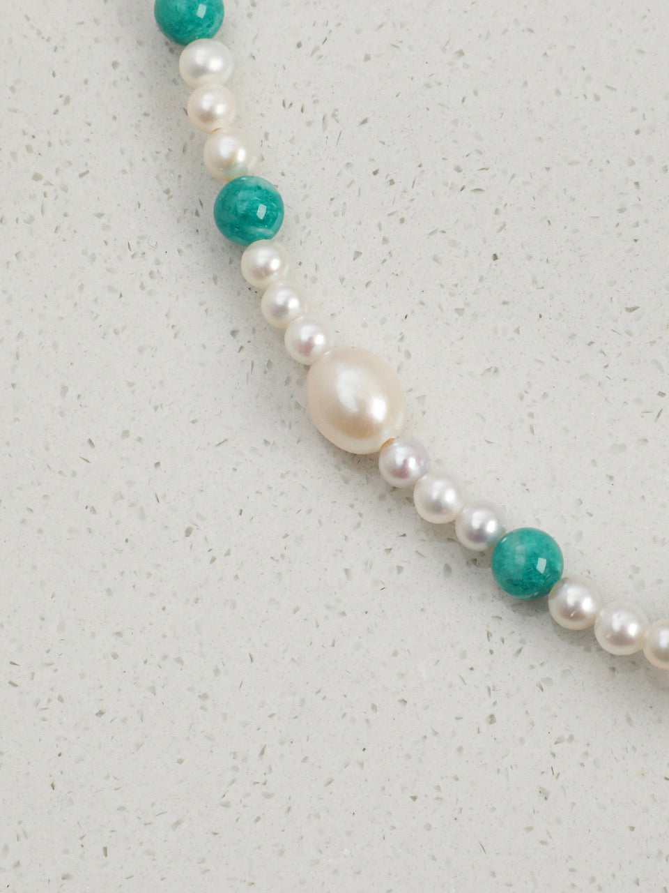 AMAZON TIDE · Amazonite & Quartz Necklace
