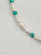 AMAZON TIDE · Amazonite & Quartz Necklace