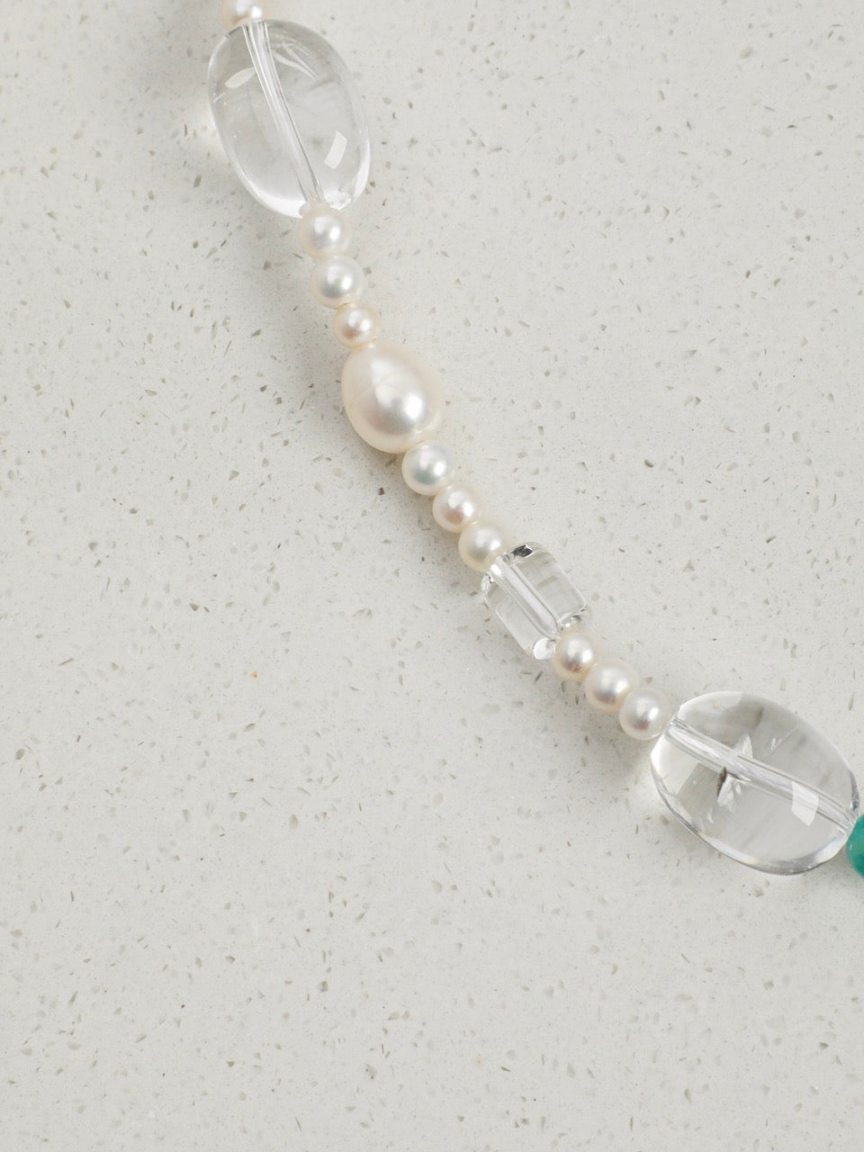 AMAZON TIDE · Amazonite & Quartz Necklace
