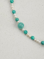 AMAZON TIDE · Amazonite & Quartz Necklace