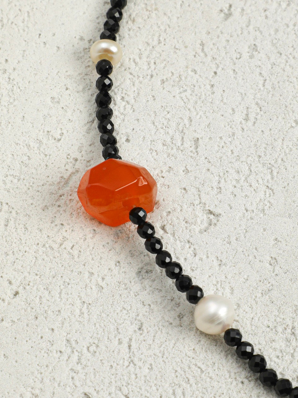 NOCTURNE TRACE · Agate & Tourmaline Necklace