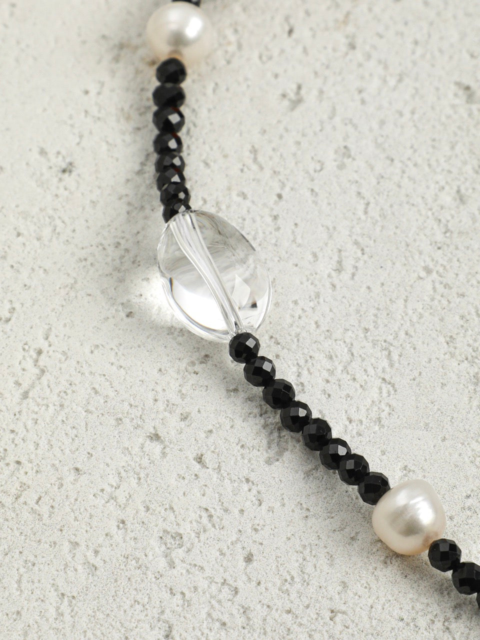 NOCTURNE TRACE · Agate & Tourmaline Necklace