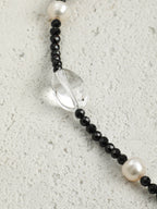 NOCTURNE TRACE · Agate & Tourmaline Necklace