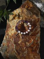 VIOLET DUST · Amethyst & Pearl Bracelet