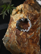 INK STRUCTURE · Rutilated Quartz & Agate Bracelet