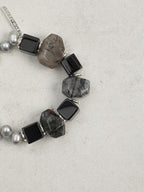 INK STRUCTURE · Rutilated Quartz & Agate Bracelet