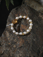 AMBER SCAR · Citrine & Pearl Bracelet