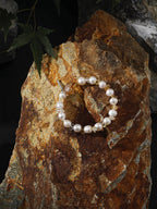 AMBER SCAR · Citrine & Pearl Bracelet