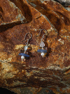 AZURE TIDAL · Aquamarine & Kyanite Earrings
