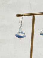 AZURE TIDAL · Aquamarine & Kyanite Earrings