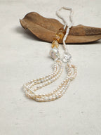 PALE WILD · Baroque Pearl & Citrine Necklace