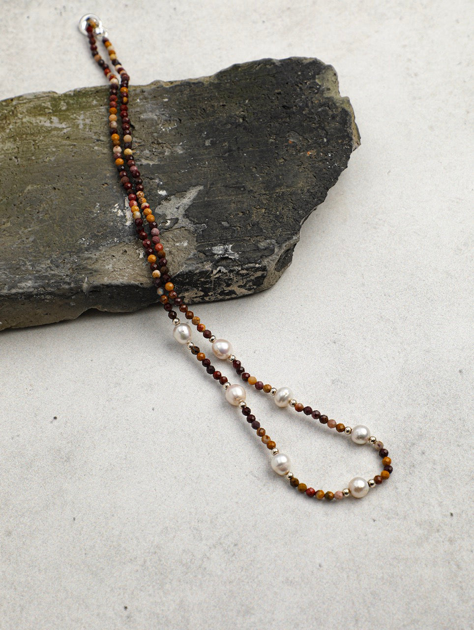 OAKEN AXIS · Yellow Jasper Necklace