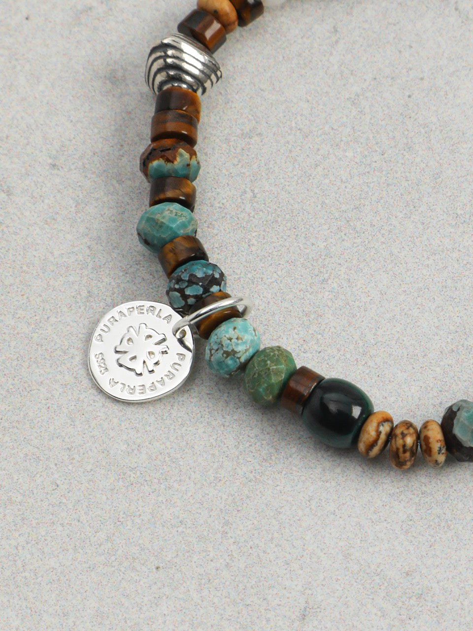 AMBER PINE · Multi-Stone Bracelet