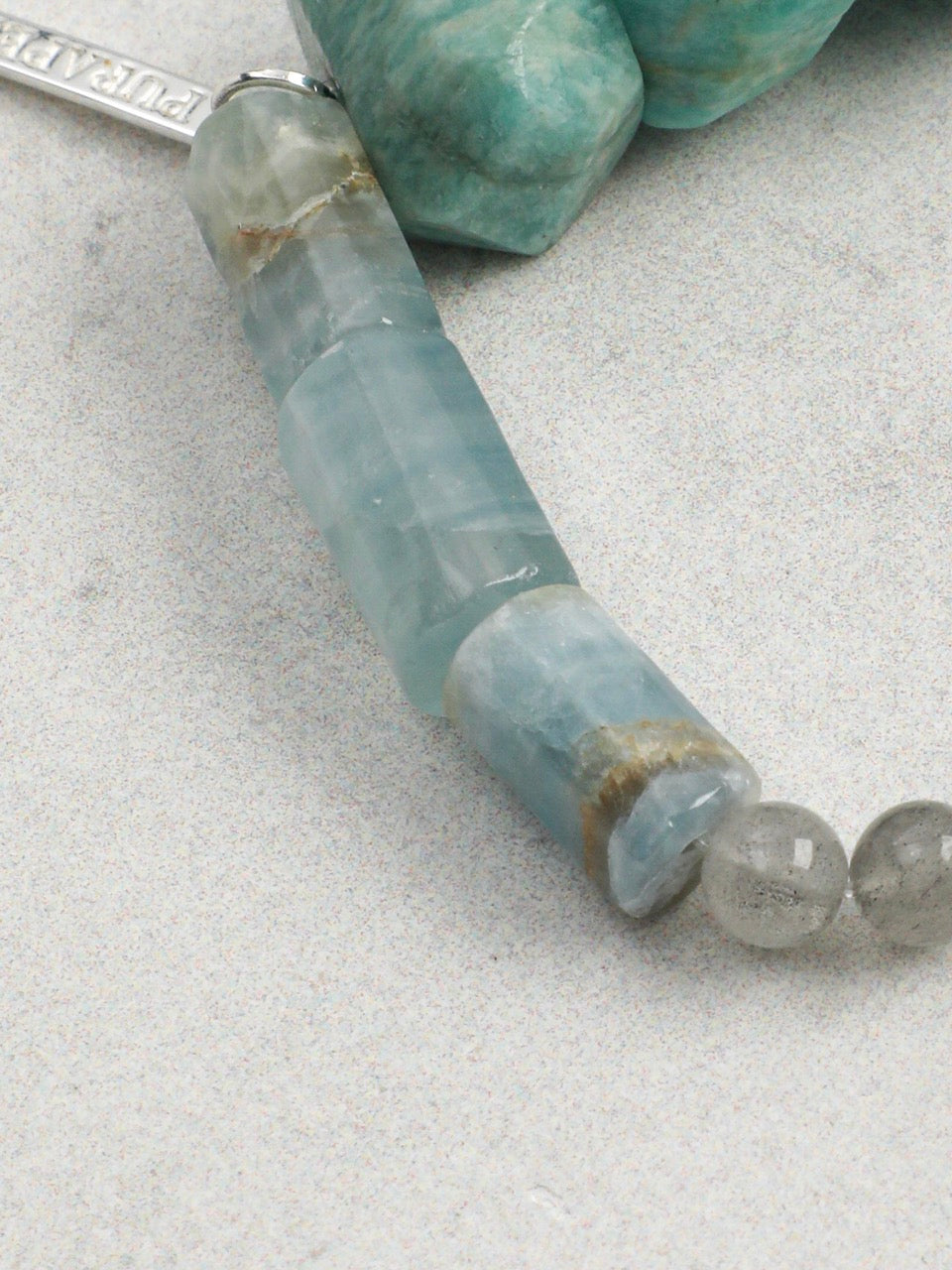 AZURE SURGE · Amazonite & Moonstone Bracelet