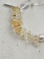 LUCID SCAR · Clear Quartz & Citrine Bracelet