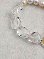 LUCID SCAR · Clear Quartz & Citrine Bracelet