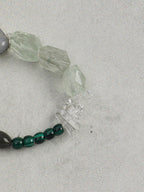VERDANT TRACE · Green Quartz & Malachite Bracelet