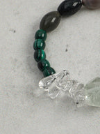 VERDANT TRACE · Green Quartz & Malachite Bracelet