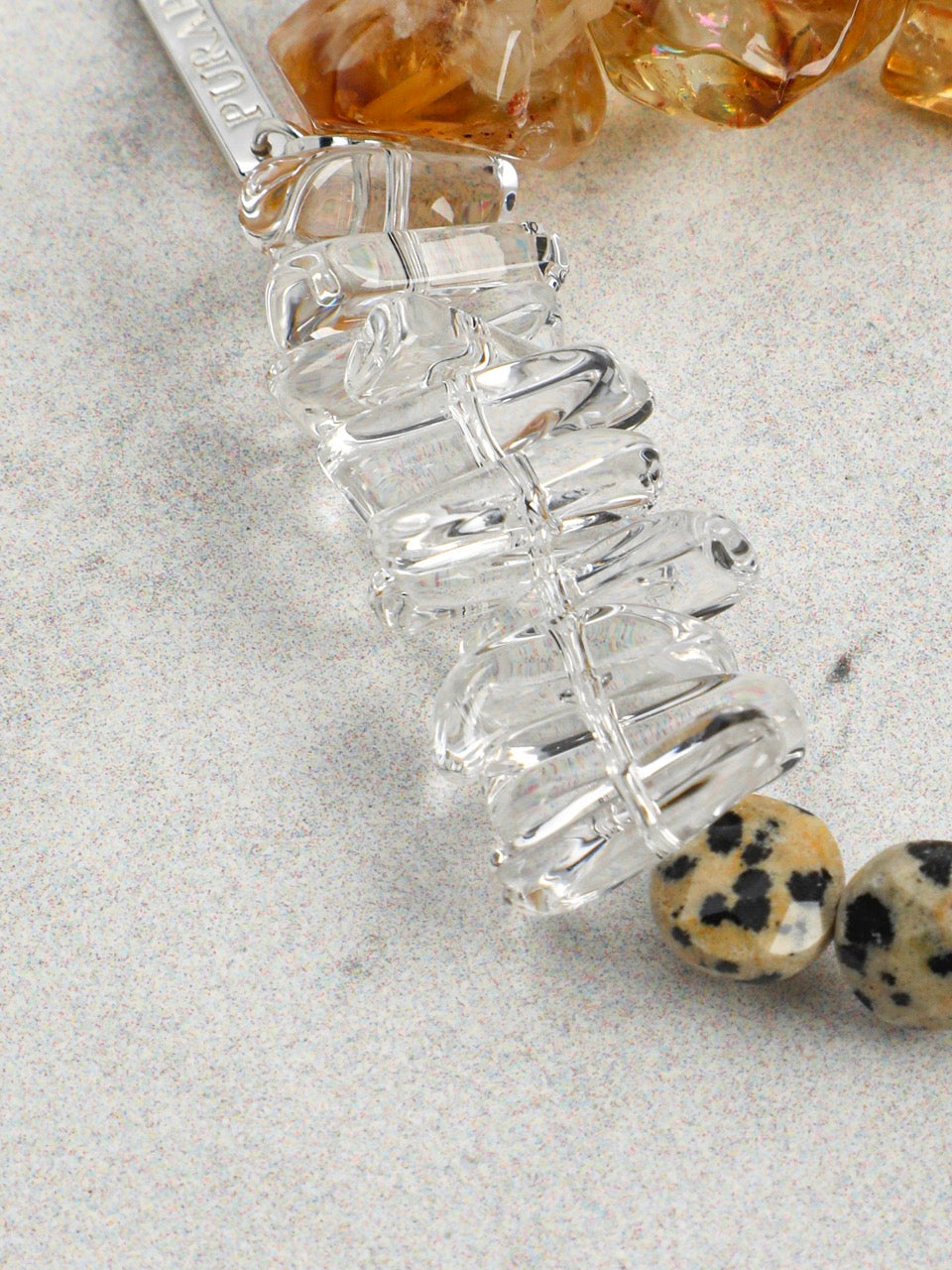 AMBER CORE · Citrine & Tiger's Eye Bracelet