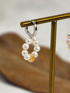 DAWN GLARE · Citrine & Pearl Earrings