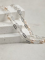 SILVER TIDAL · Sterling Silver Long Necklace