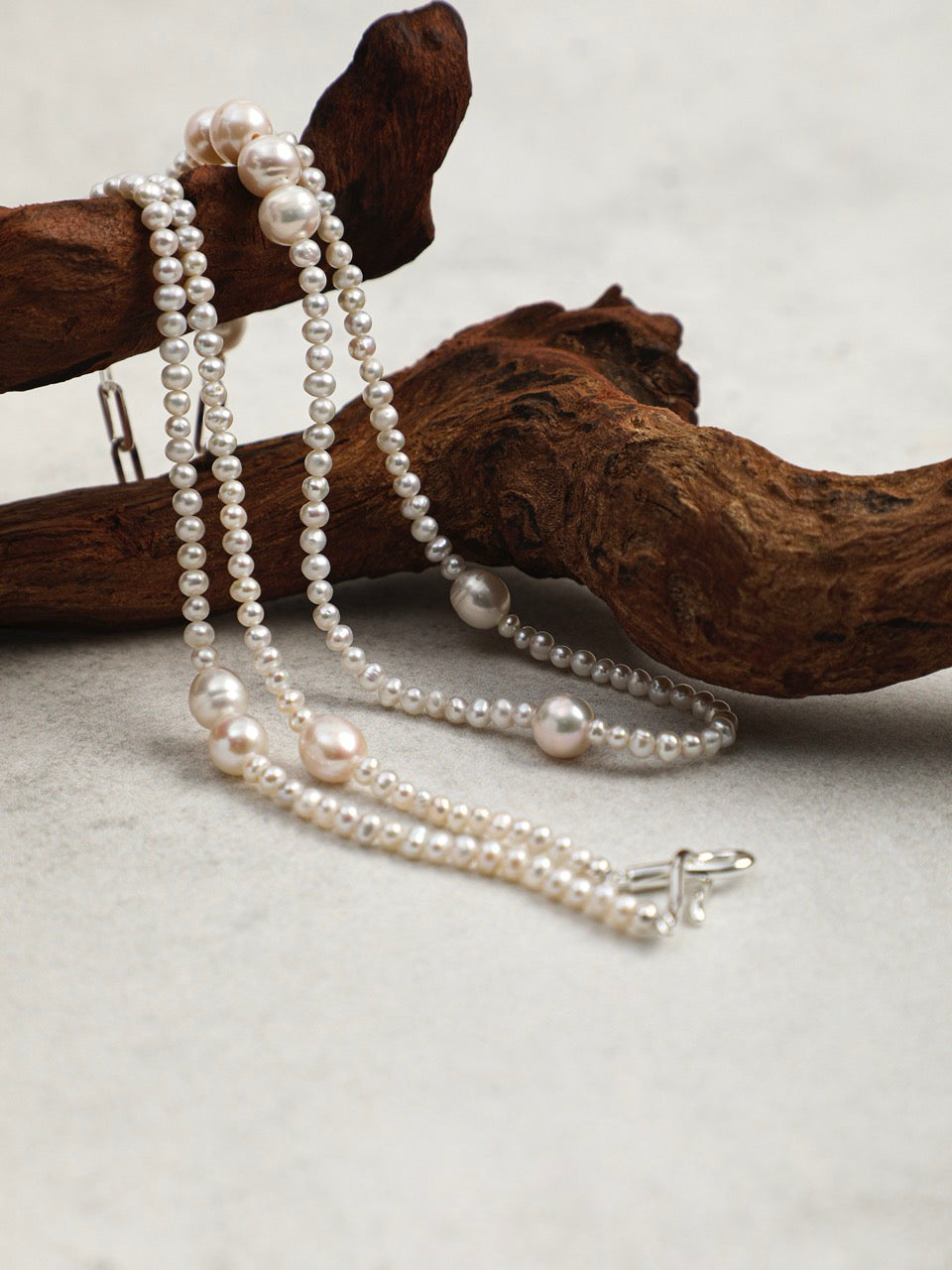 SILVER THREAD · Sterling Silver Long Necklace