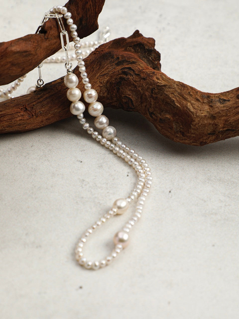 SILVER THREAD · Sterling Silver Long Necklace