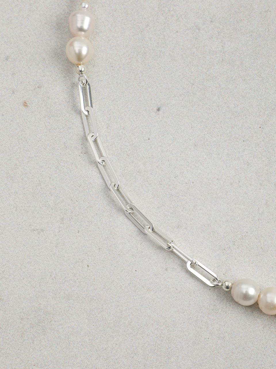 SILVER THREAD · Sterling Silver Long Necklace