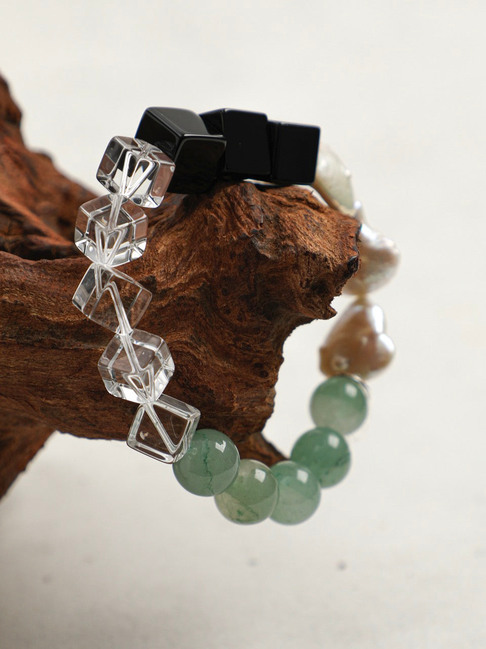 VERDANT CORE · Onyx & Aventurine Bracelet
