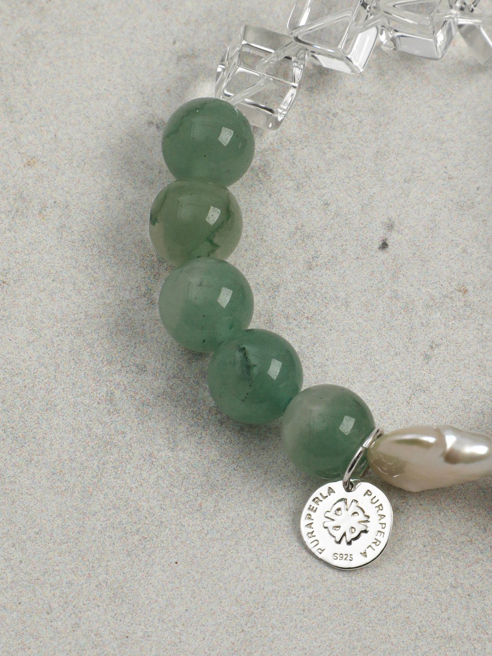 VERDANT CORE · Onyx & Aventurine Bracelet