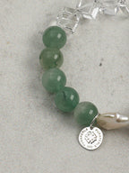 VERDANT CORE · Onyx & Aventurine Bracelet