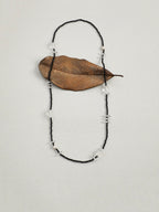 INKED LUSTER · Clear Quartz & Tourmaline Long Necklace