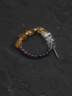 VIOLET GLOW · Citrine & Amethyst Bracelet