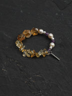 GOLDEN AMARANTH · Citrine & Amethyst Bracelet